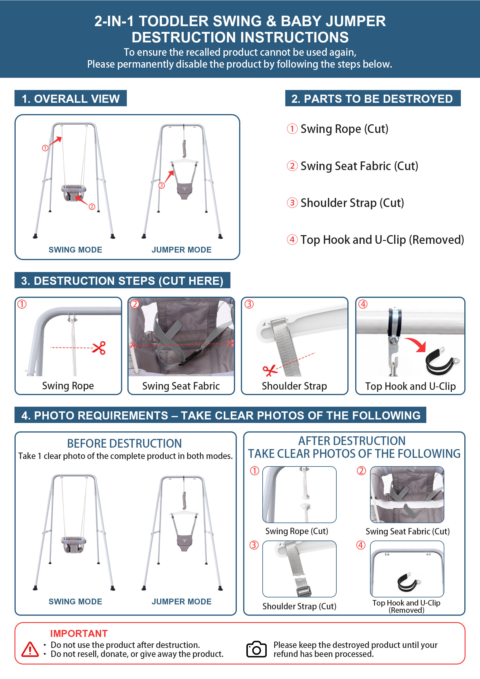 2-in-1 Swing & Jumper B Destruction